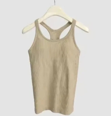 ribbed tank vest