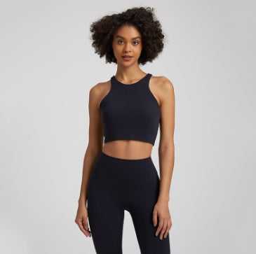 Luo Qi- 4033+4032 # Women Yoga Leggings # 4033-Leg + 4032 Bra Tank Tops
