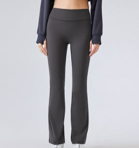 DAW181 # Thin Velvet Flared Pants Yoga Leggings