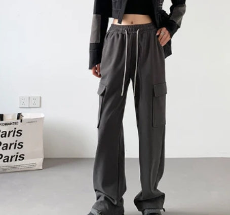 WOMEN LOOSE CARGO PANTS