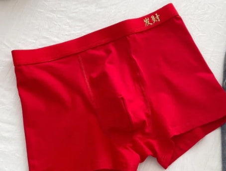MEN RED UNDERPANTS 3PCS/BOX