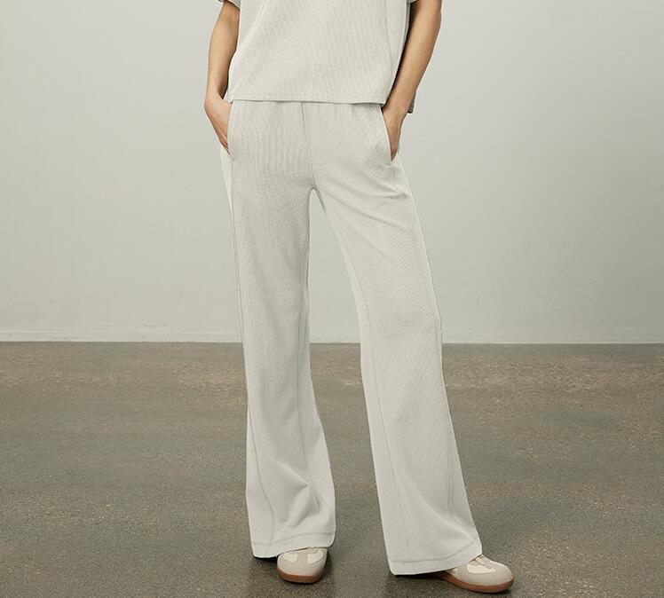 Ribbed Loose women Pants #juzijaixidaikuan