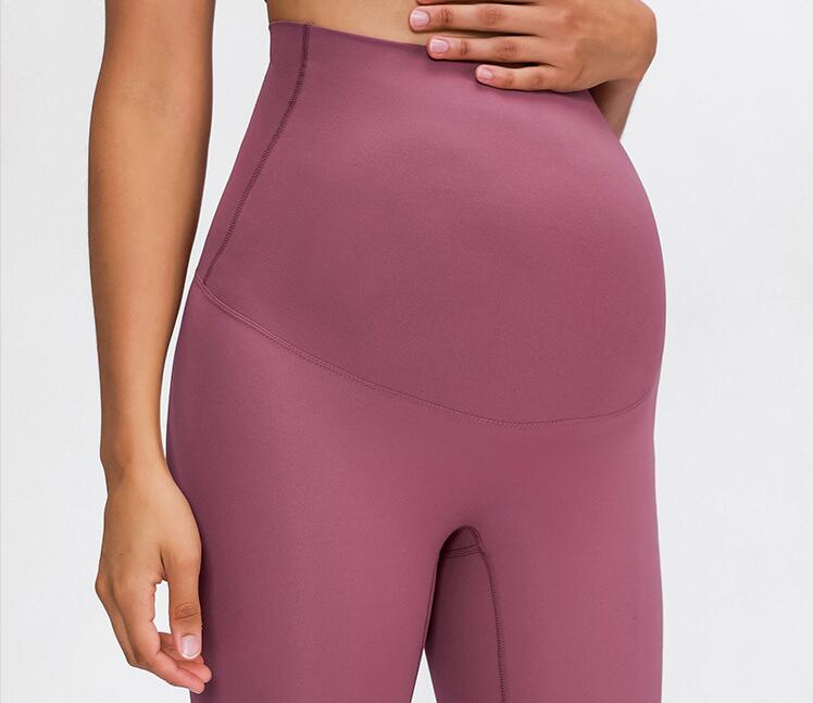 Maternity Yoga Sports Pants Pregnant Legging 25‘’-ZHS2084-Waist