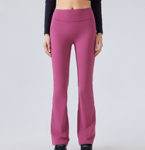 DAW181 # Thin Velvet Flared Pants Yoga Leggings