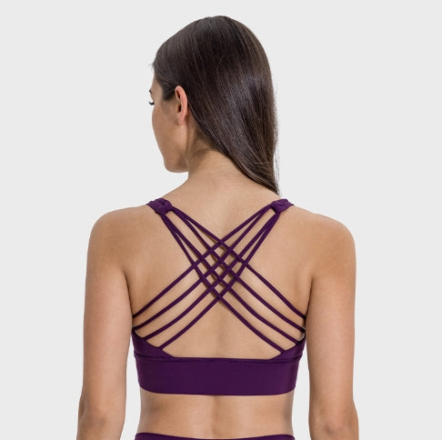 S2010 # Women Yoga Bra Back Cross # ZH-S2010