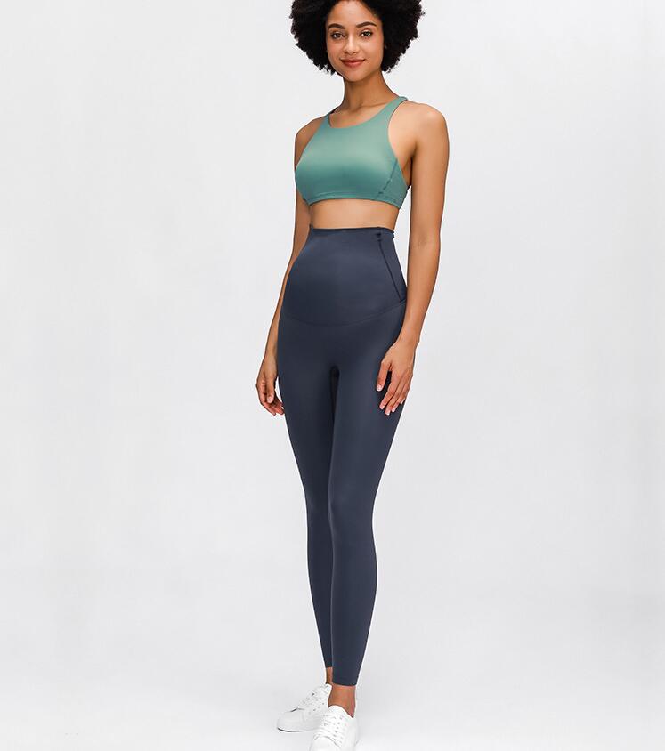 Maternity Yoga Sports Pants Pregnant Legging 25‘’-ZHS2084-Waist