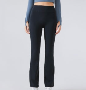 DAW181 # Thin Velvet Flared Pants Yoga Leggings