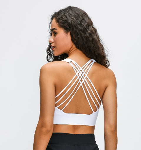 S2010 # Women Yoga Bra Back Cross # ZH-S2010