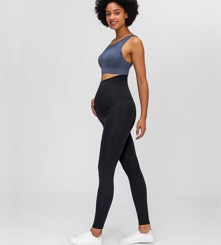 Maternity Yoga Sports Pants Pregnant Legging 25‘’-ZHS2084-Waist