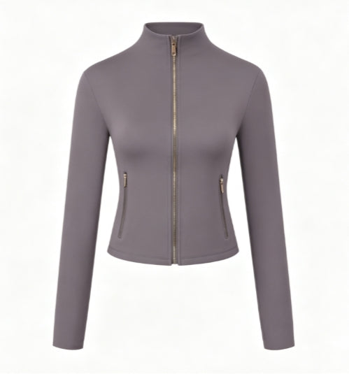 D-002 gold zipper jacket