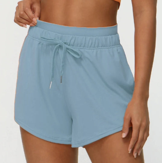 WOMEN HIGH WAIST WORKOUT SHORTS 3‘’ #HUBEI3''SHORT