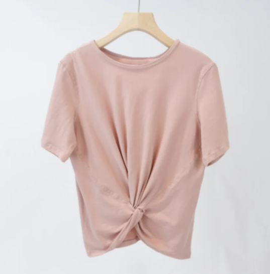 078 # WOMEN SHORT SLEEVE-WU YUN078
