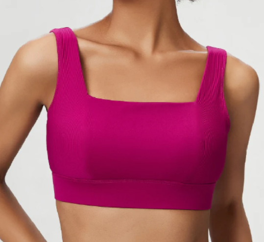 C135 # WOMEN RIBBED SPLICING BRA