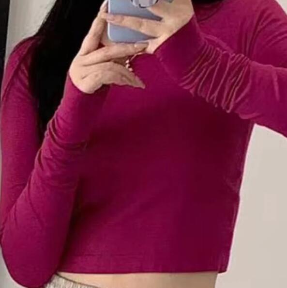 WOMEN SHORTER LONG SLEEVED T-SHIRT #2402