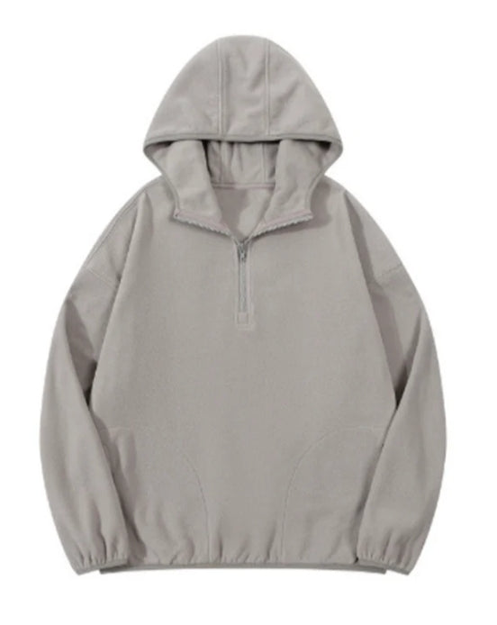Half Zip Hoodie Women Casual Pullover Sweatshirts Female Tops #SHENZHENNANYOU