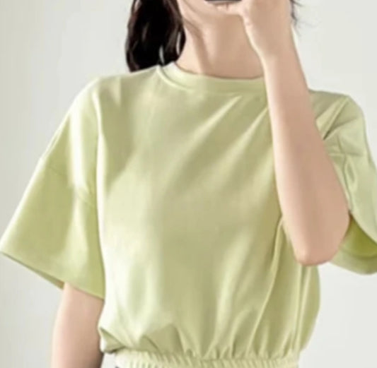 ZB025 # O-NECK SHORT T-SHIRT