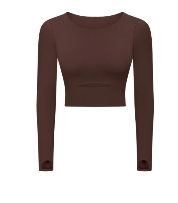 ZH-S2032 # LONG SLEEVED TOP WITH CHEST