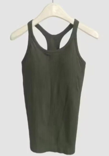 ribbed tank vest