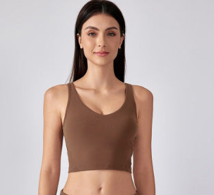 Women Tank Tops Sports Bra Yoga Vest#-ZH-S2054