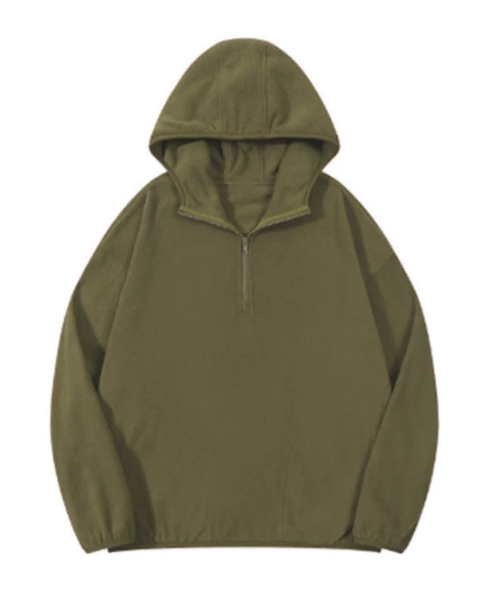 Half Zip Hoodie Women Casual Pullover Sweatshirts Female Tops #SHENZHENNANYOU