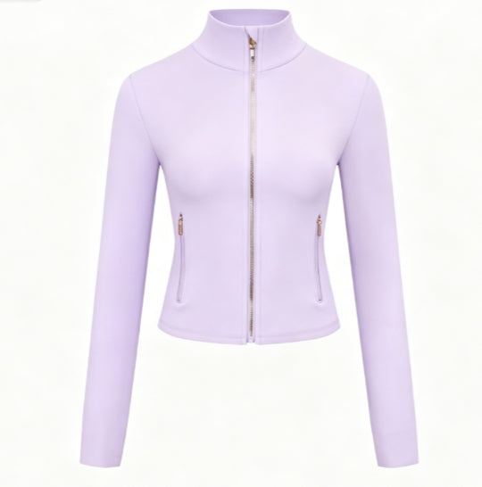 D-002 gold zipper jacket