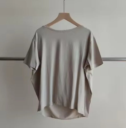 Women's T-shirt-# Qing Dao Yu Cheng Feng 6778