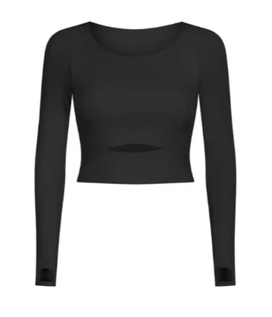 ZH-S2032 # LONG SLEEVED TOP WITH CHEST