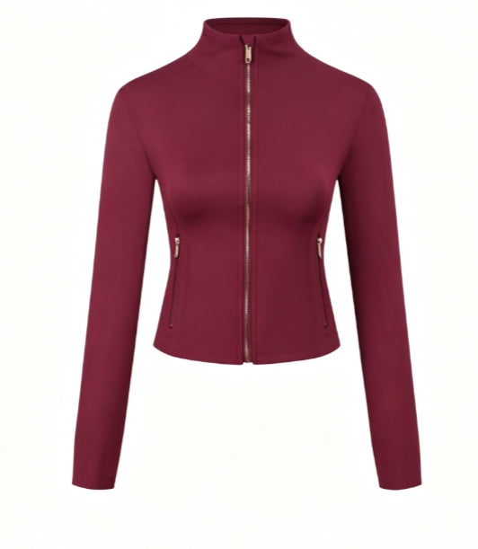 D-002 gold zipper jacket
