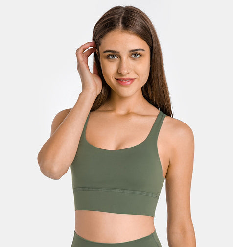 S2010 # Women Yoga Bra Back Cross # ZH-S2010
