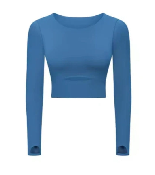 ZH-S2032 # LONG SLEEVED TOP WITH CHEST