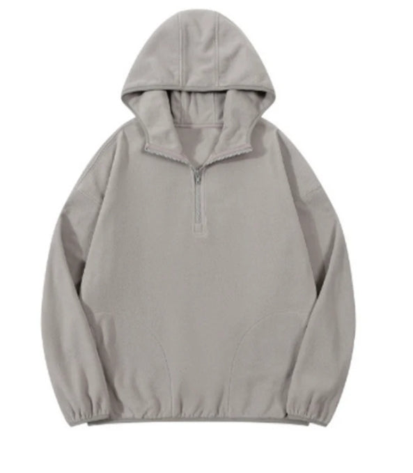 Half Zip Hoodie Women Casual Pullover Sweatshirts Female Tops #SHENZHENNANYOU
