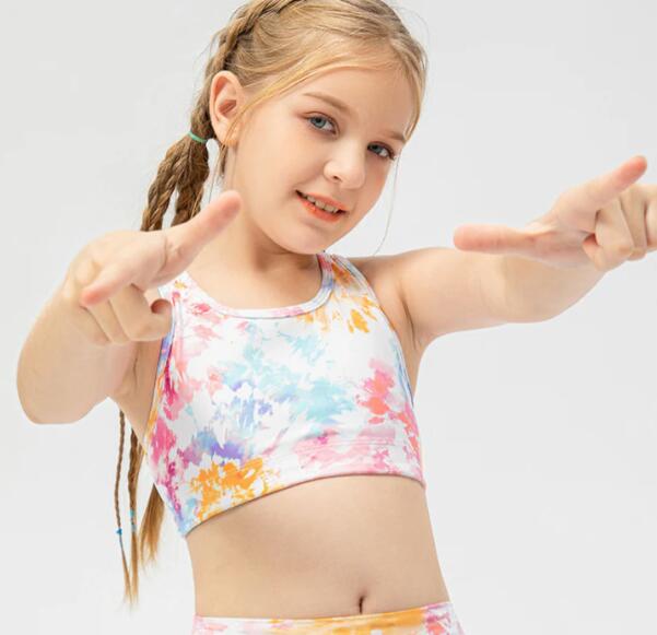 KID LEGGINGS AND BRA SHORT SLEEVE #Kid bra shirt legging