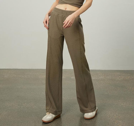 Ribbed Loose women Pants #juzijaixidaikuan