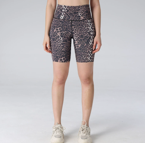 leopard bra short legging