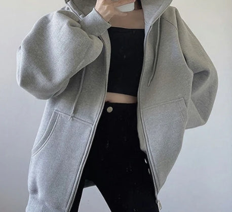 2313 # full zipper hoodies women