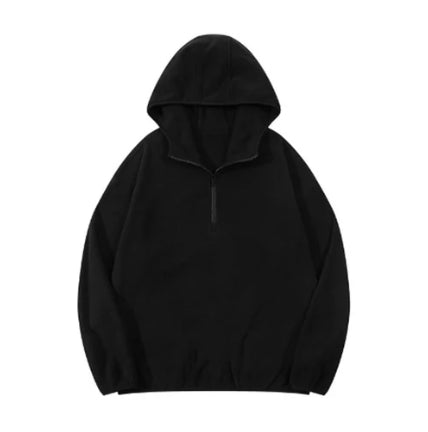 ZB030 # women half zipper hoodies