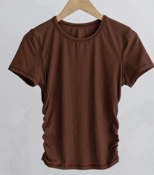 T588 # Ribbed T-Shirts