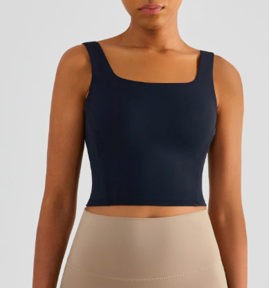 Women Sport Bra Fixed Yoga Vest #  HPWX1494