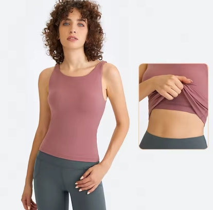Deep U Neck Tank Tops