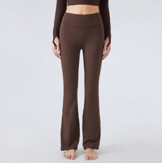 DAW181 # Thin Velvet Flared Pants Yoga Leggings