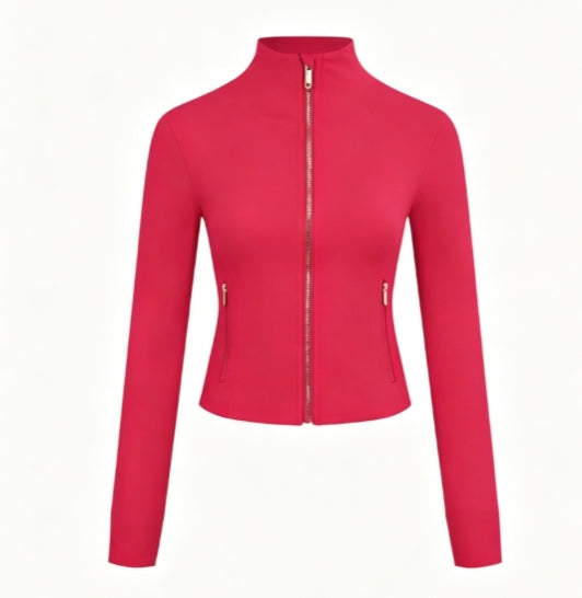 D-002 gold zipper jacket