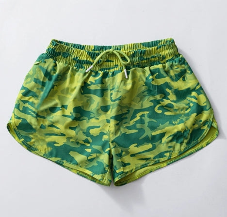 601 Camo and  leopard short‘’
