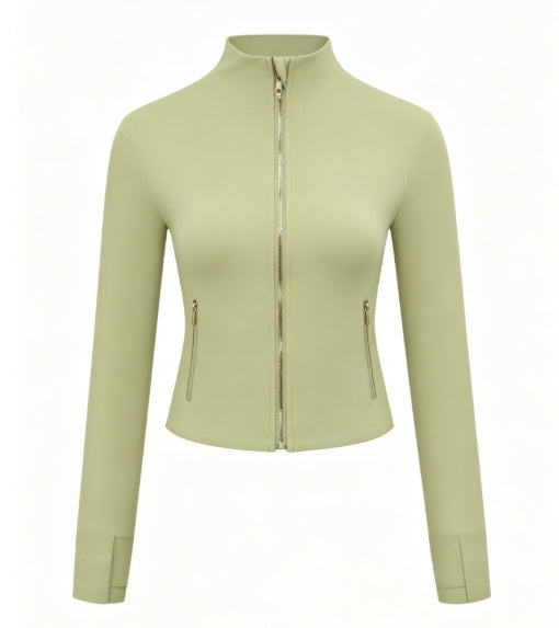 D-002 gold zipper jacket