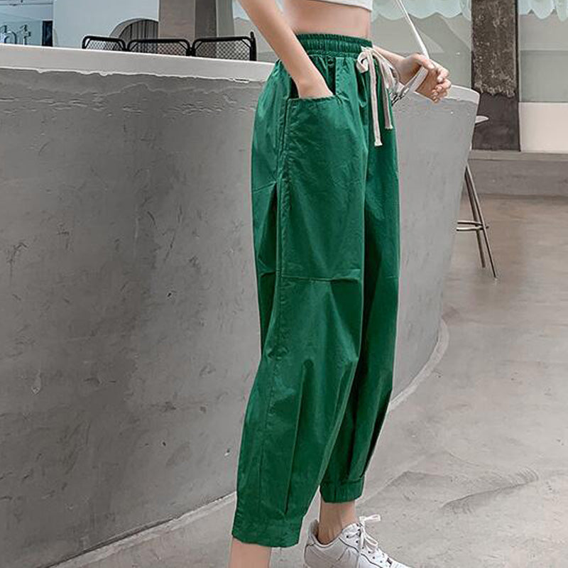YM0081 # NEW CROP JOGGER POCKET LEGGING #LEG