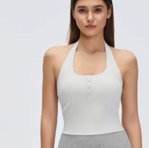 D26051 ribbed bra vest