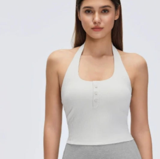 D26051 ribbed bra vest