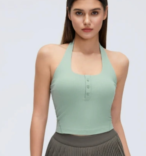 D26051 ribbed bra vest
