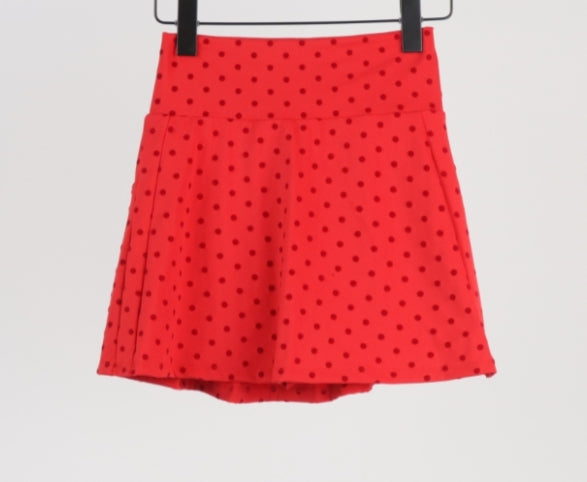 S-0021  Red short/skirt/vest/pant/jacket