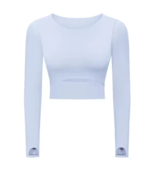 ZH-S2032 # LONG SLEEVED TOP WITH CHEST