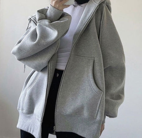 2313 # full zipper hoodies women